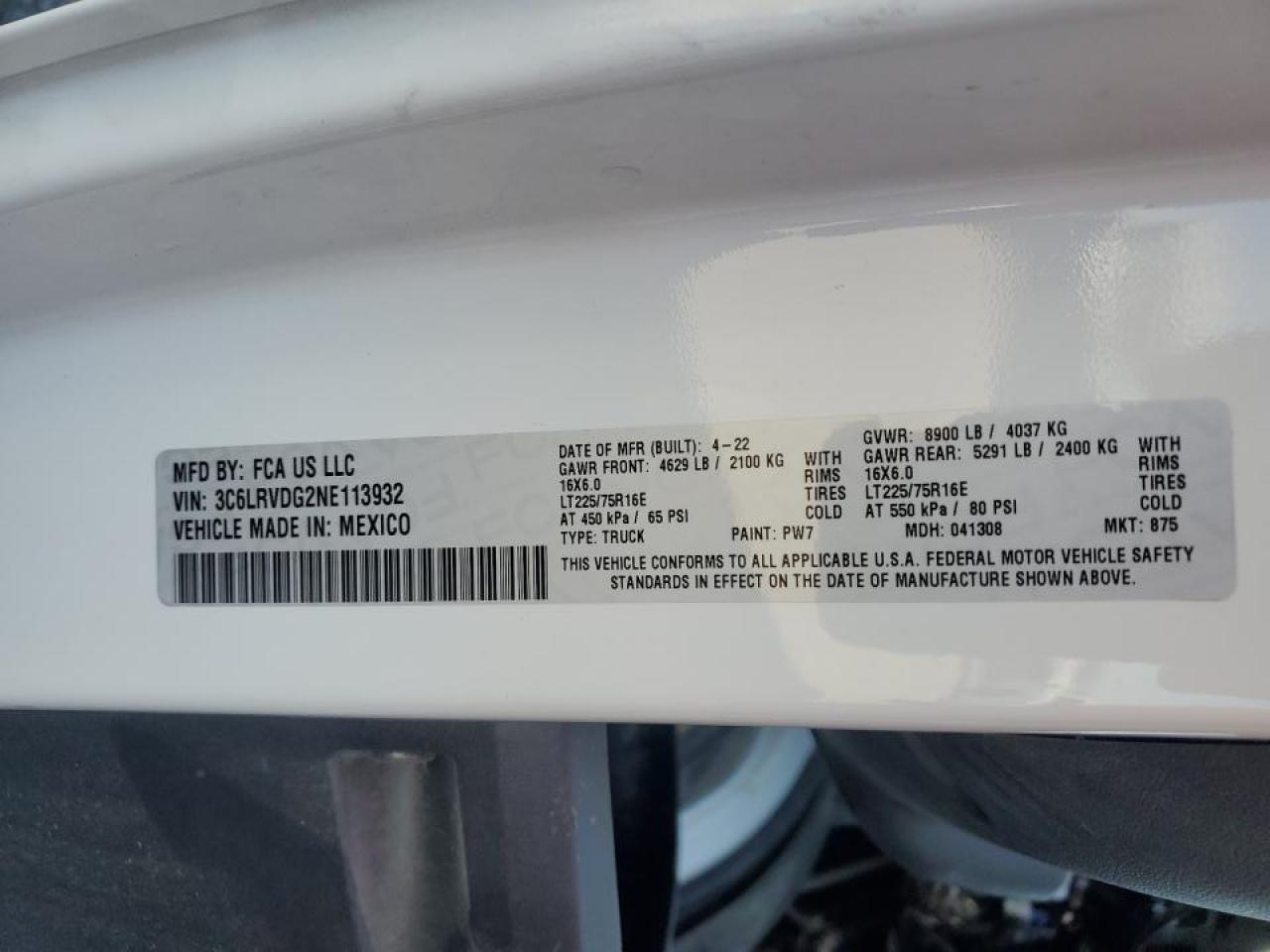 Ram Promaster 2500 High Image 12