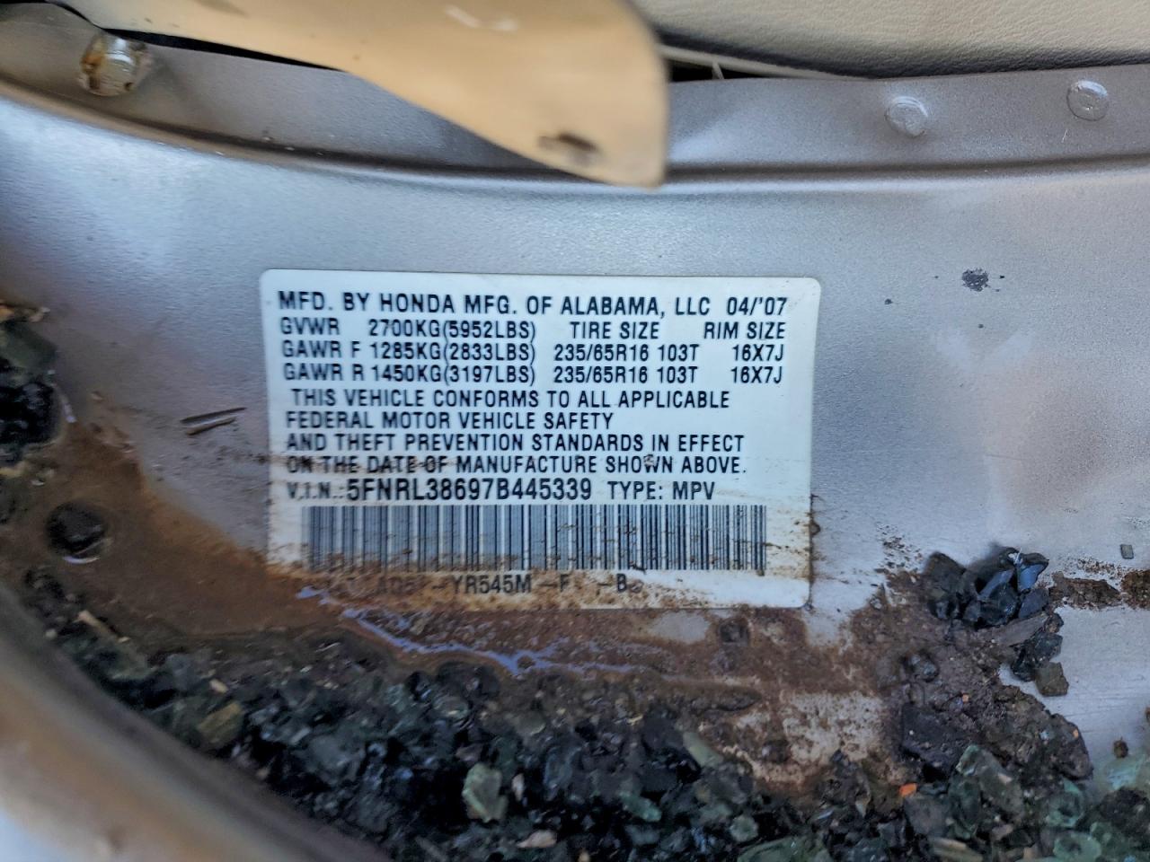 Honda Odyssey Exl Image 2