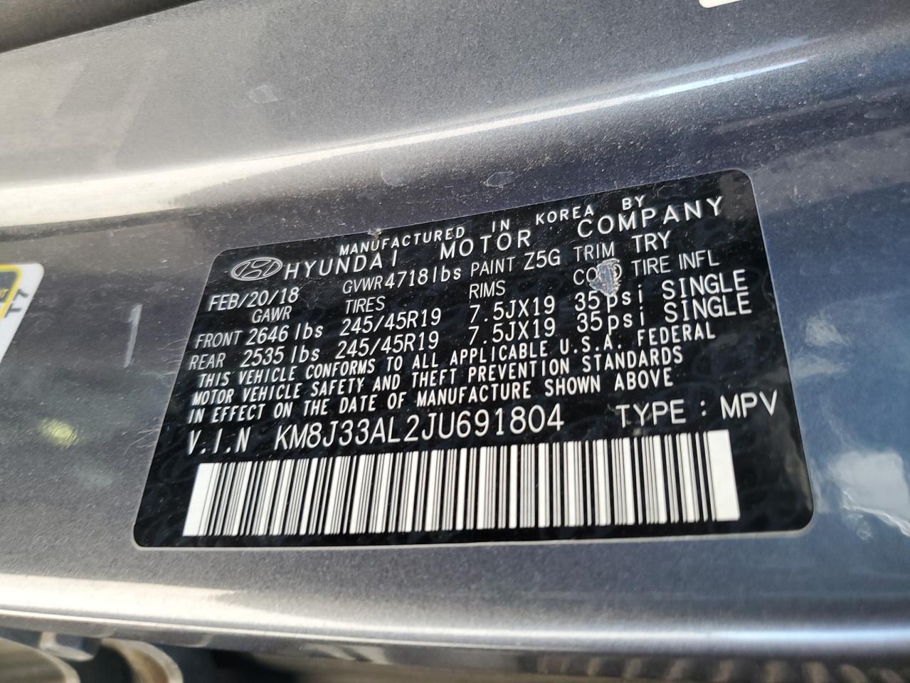 Hyundai TUCSON Sport Image 12