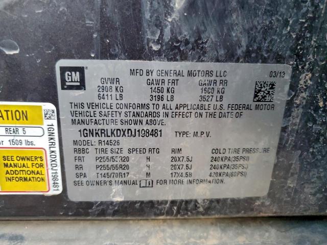 Chevrolet Traverse Ltz Image 9