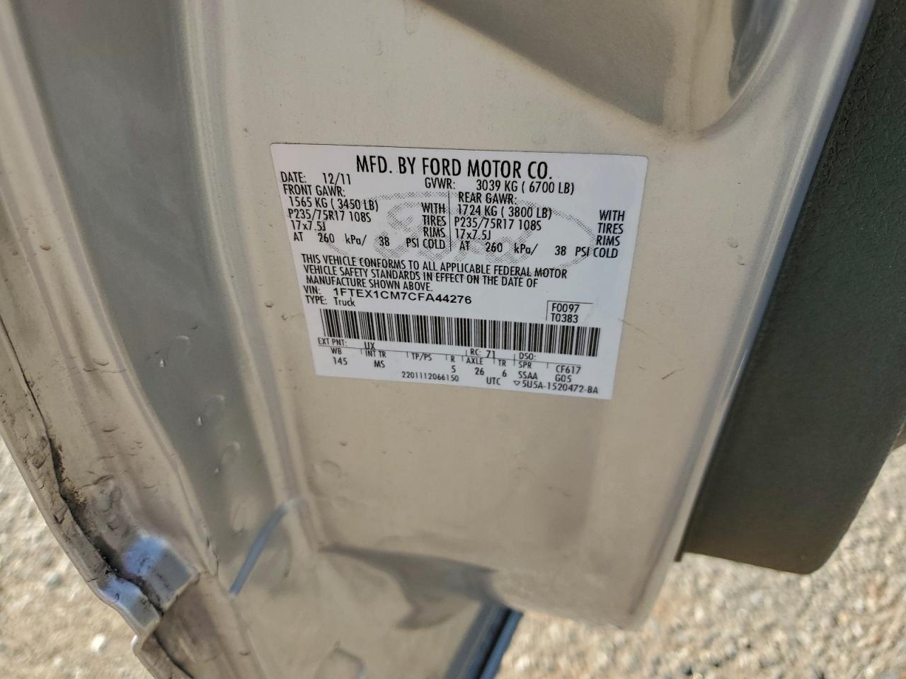 Ford F-150 Super Cab Image 12