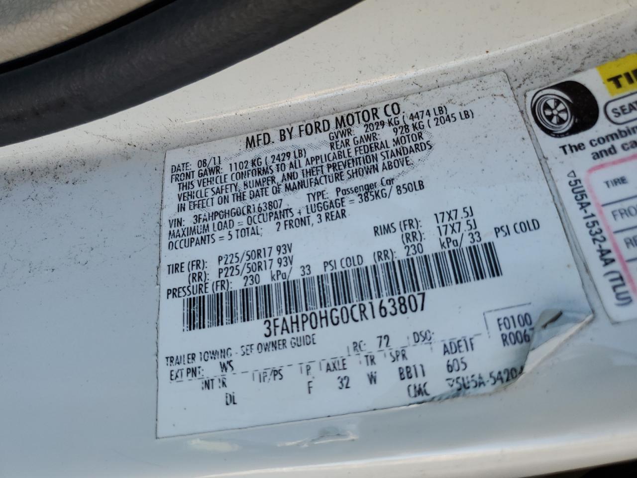 Ford Fusion Se Image 12