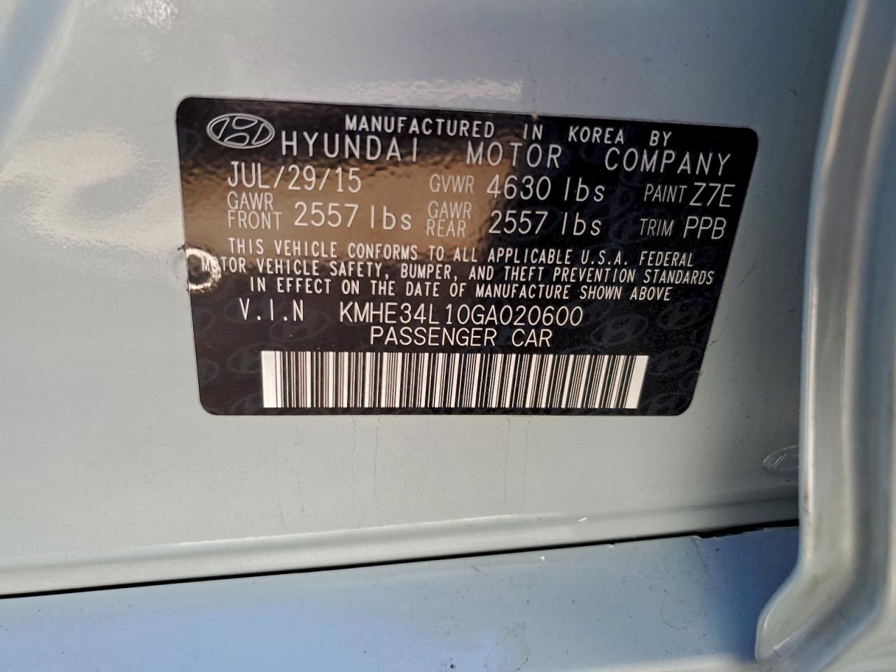 Hyundai SONATA Hybrid Image 11